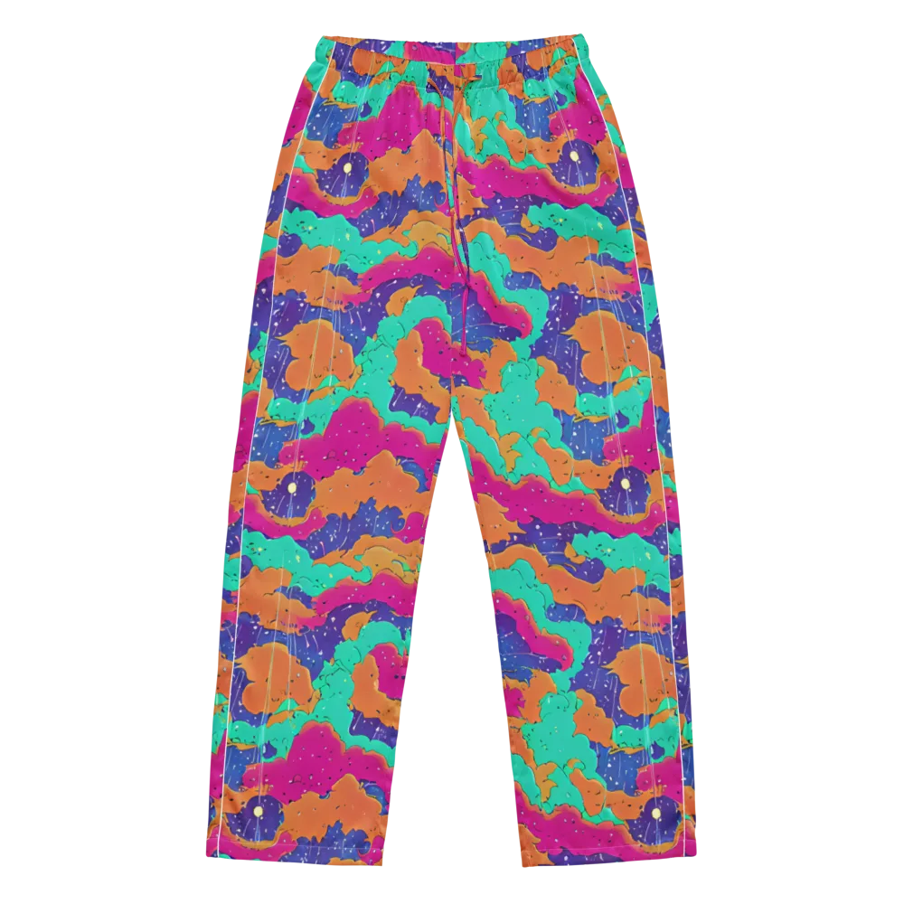 Arcade Ocean on Women's Pajama Pants — Front