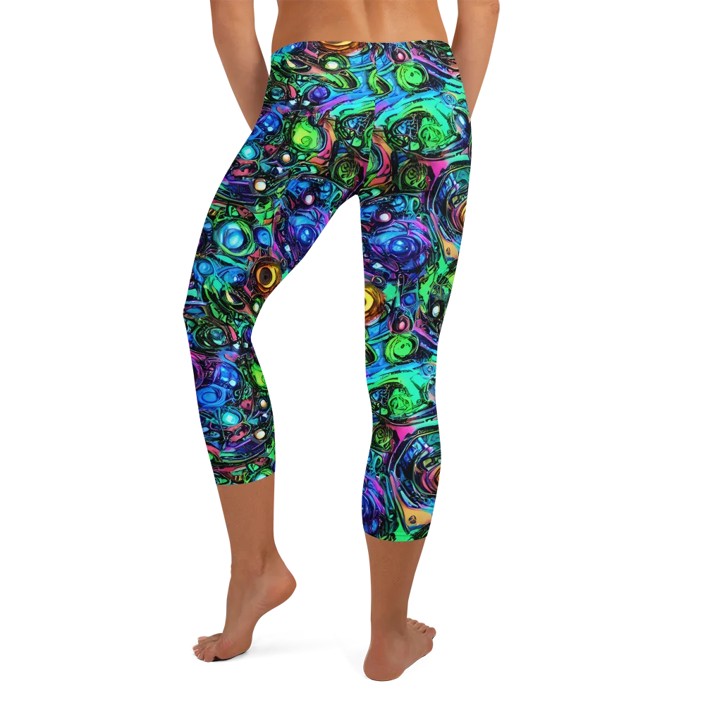 Hypercolor Eden on Capri Leggings — Back