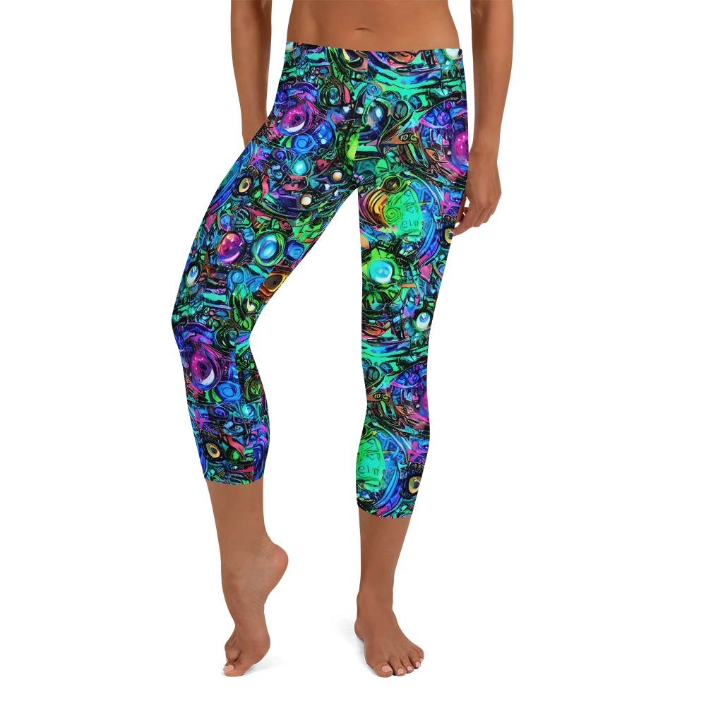 Hypercolor Eden on Capri Leggings — Front