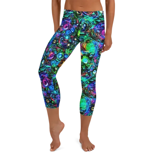 Hypercolor Eden on a Capri Leggings