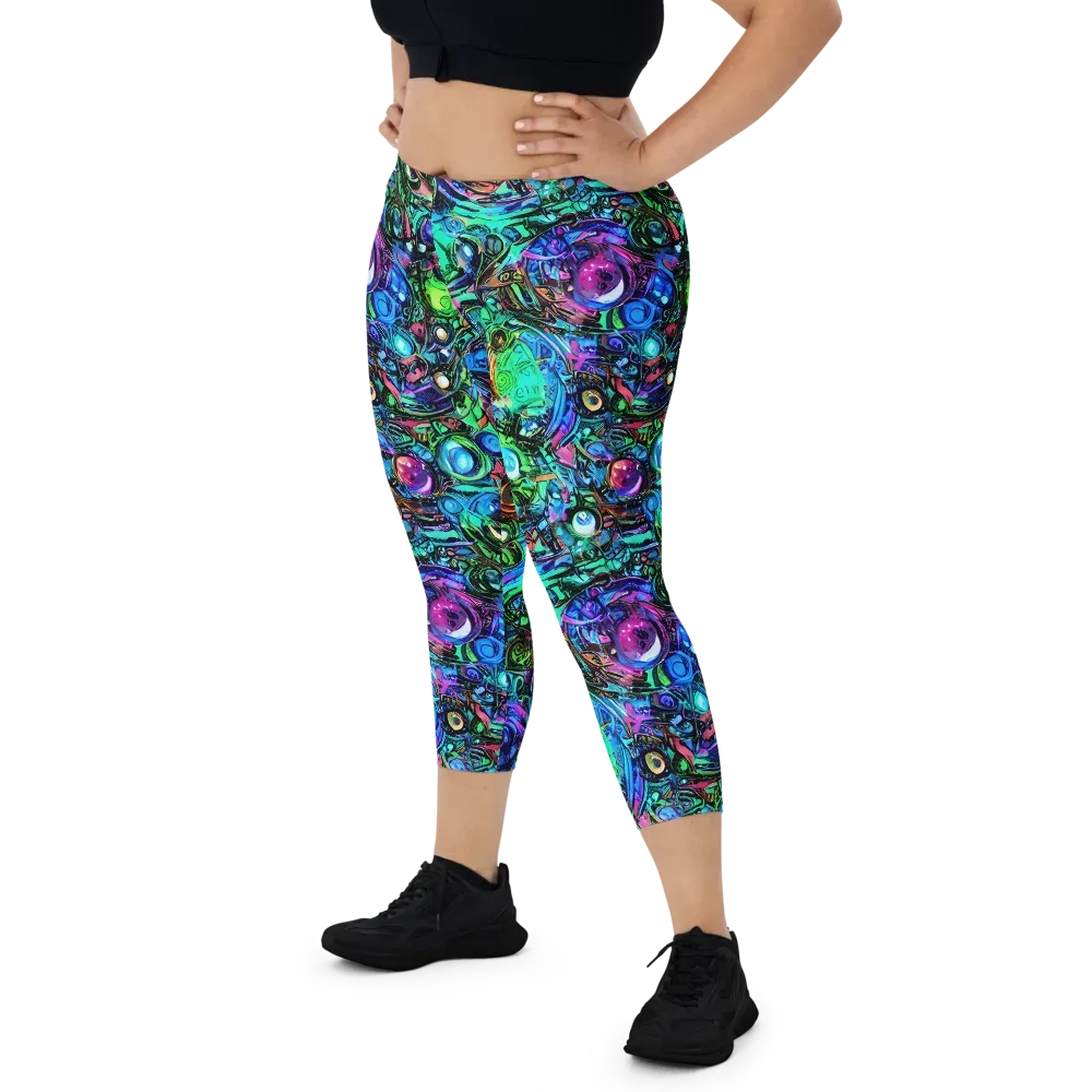 Hypercolor Eden on Capri Leggings — Front