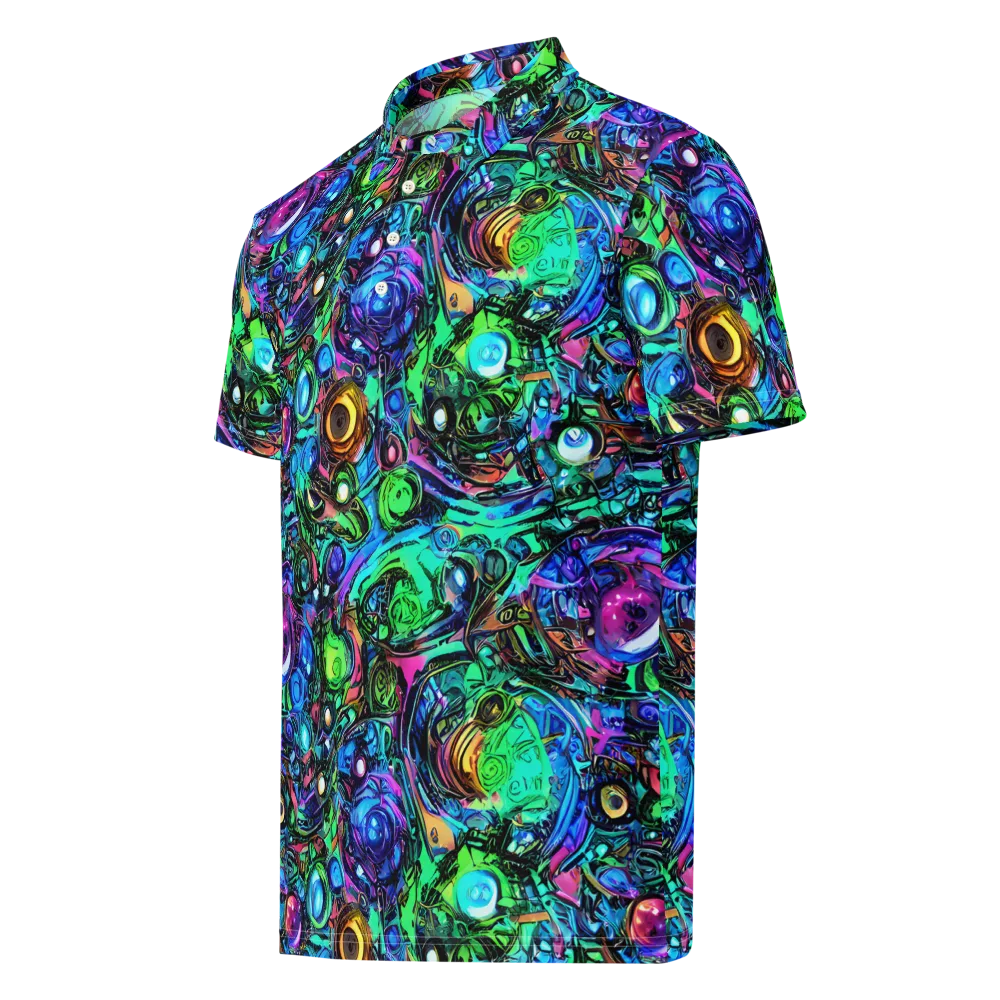 Hypercolor Eden on Men's Slim Fit Polo Shirt — Left Front