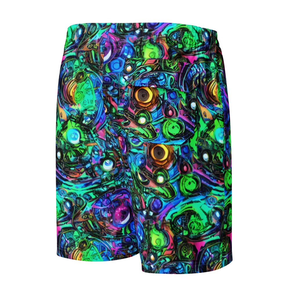 Hypercolor Eden on Men's Board Shorts — Back