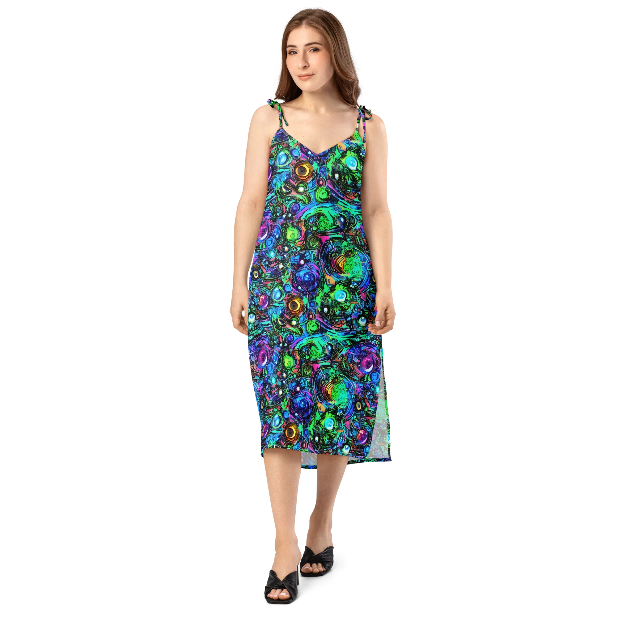Hypercolor Eden on Slip Dress — Front