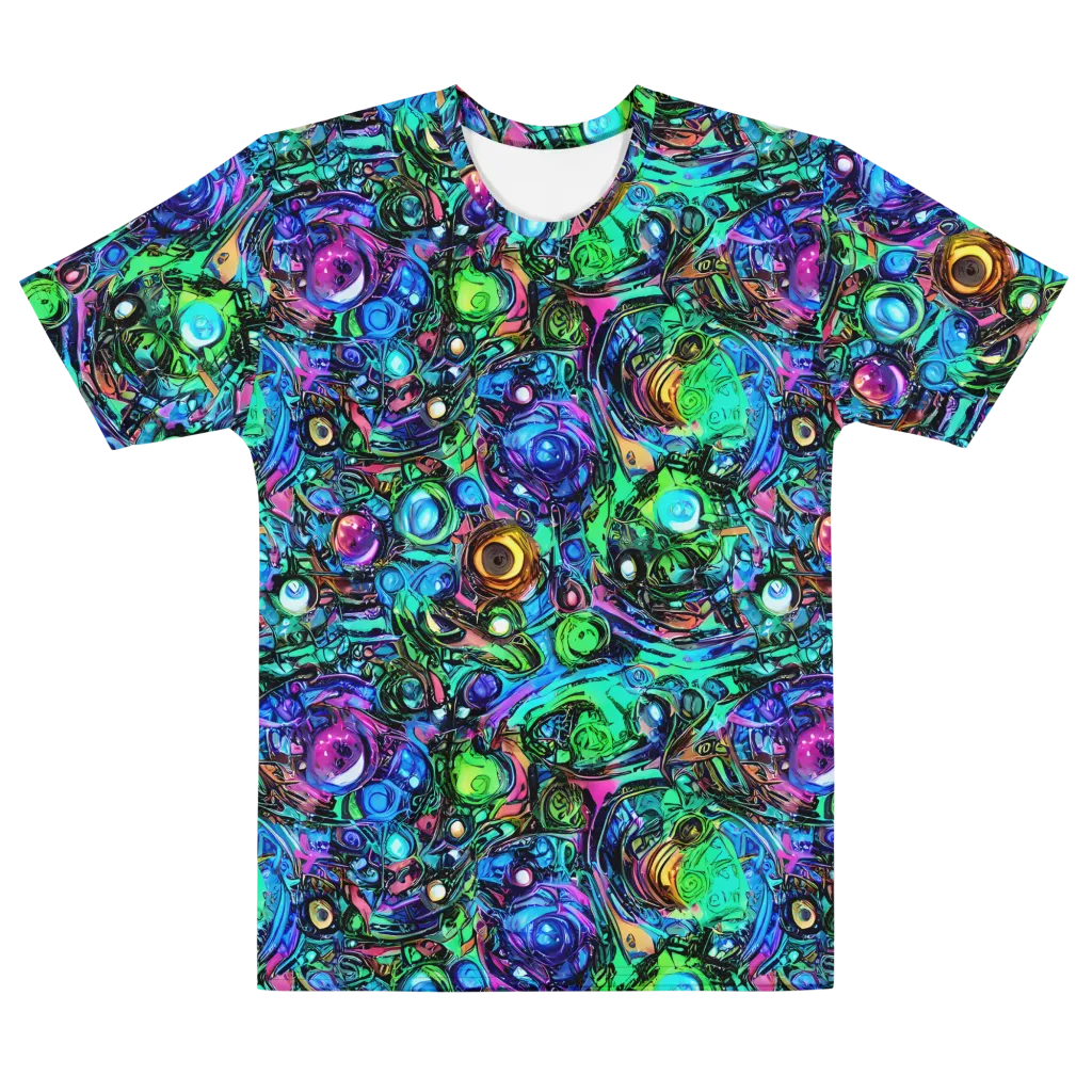 Hypercolor Eden on Men's Cotton Crew Neck T-Shirt — Front