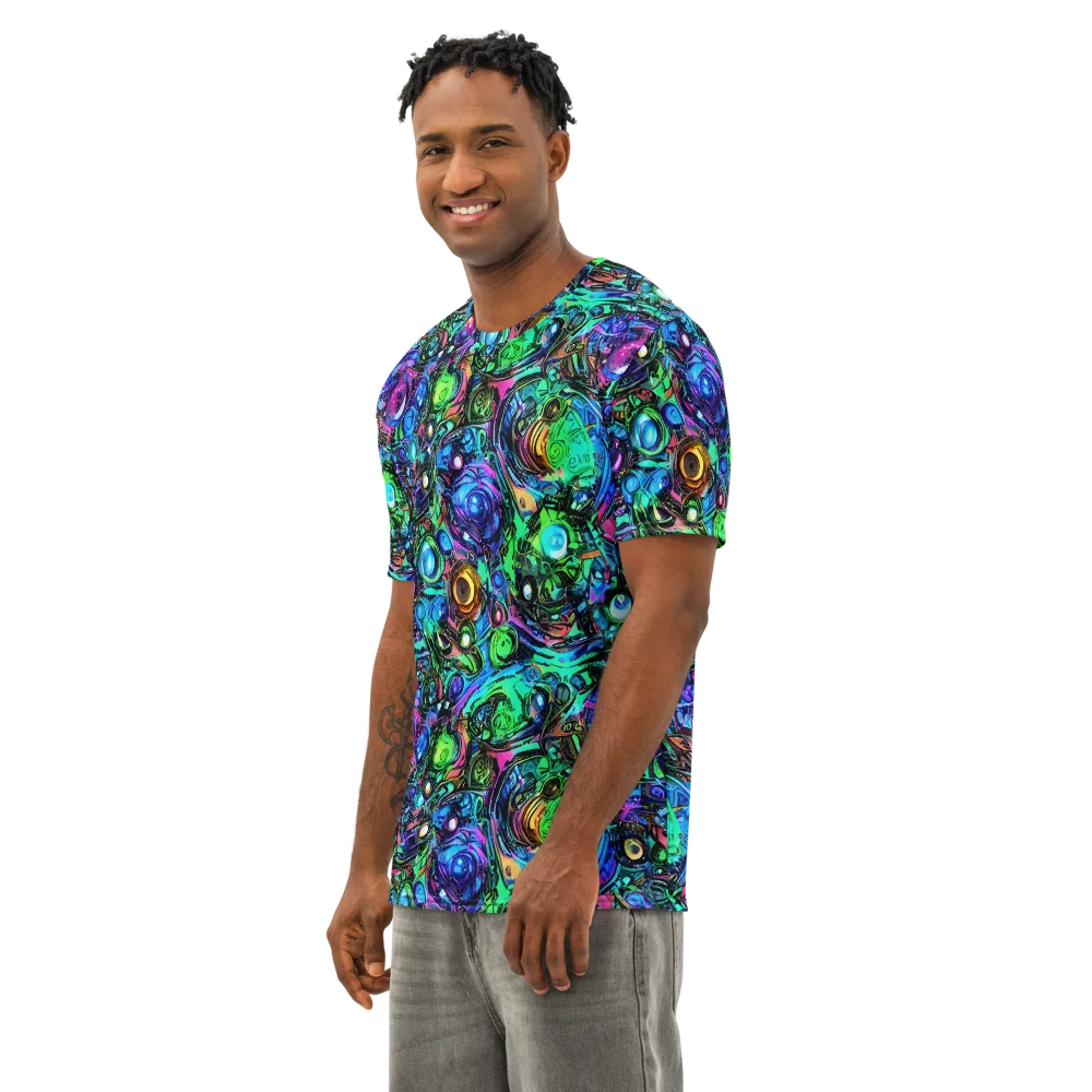 Hypercolor Eden on Men's Cotton Crew Neck T-Shirt — Left Front