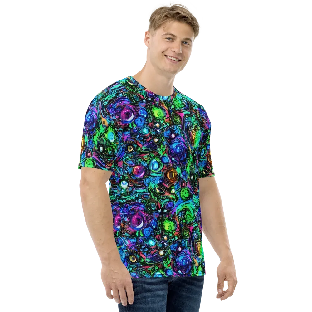 Hypercolor Eden on Men's Crew Neck T-Shirt — Right
