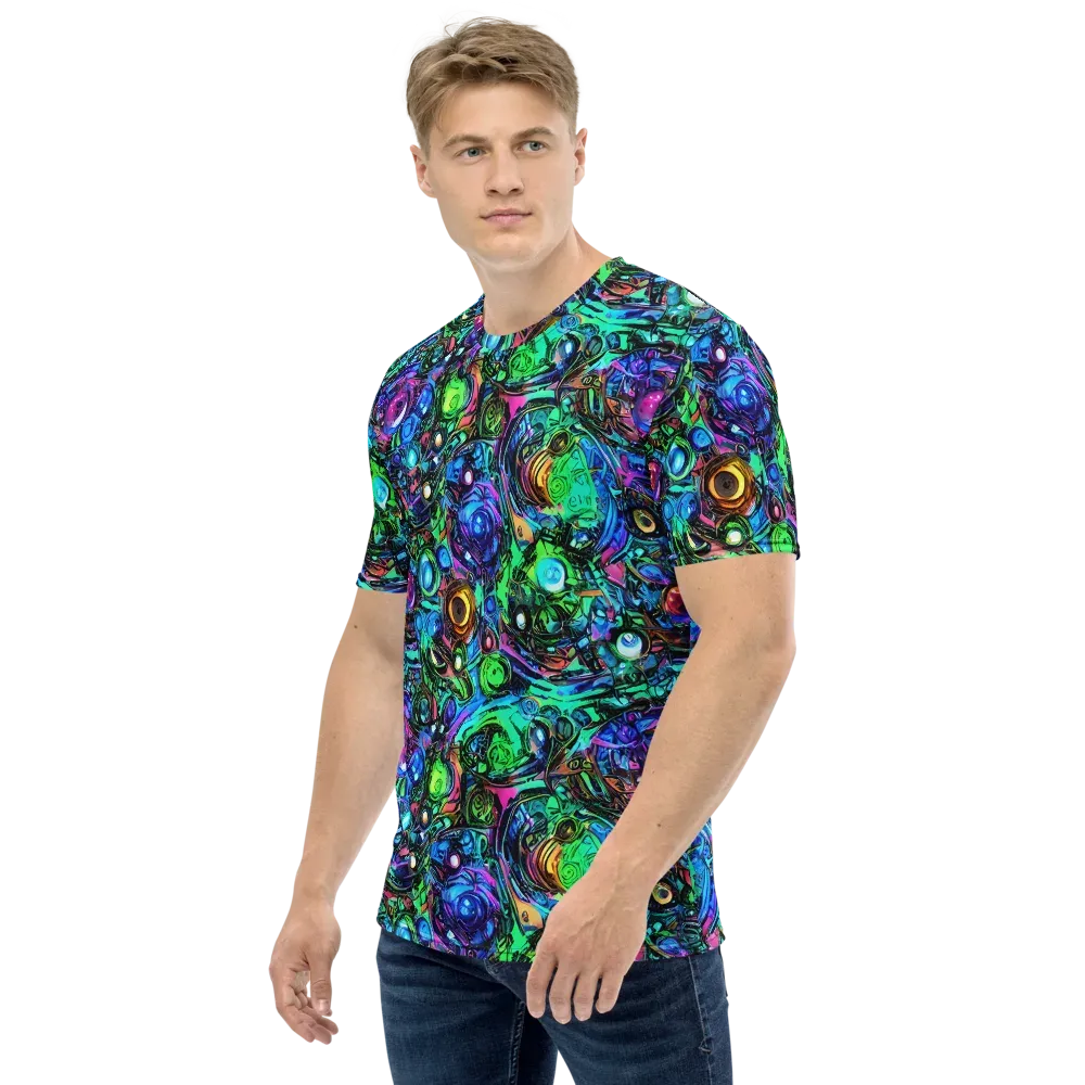 Hypercolor Eden on Men's Crew Neck T-Shirt — Left