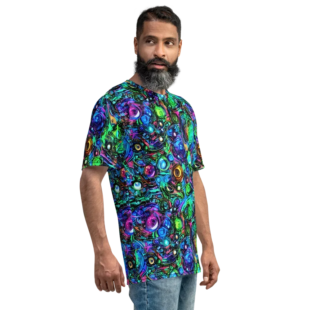 Hypercolor Eden on Men's Crew Neck T-Shirt — Right