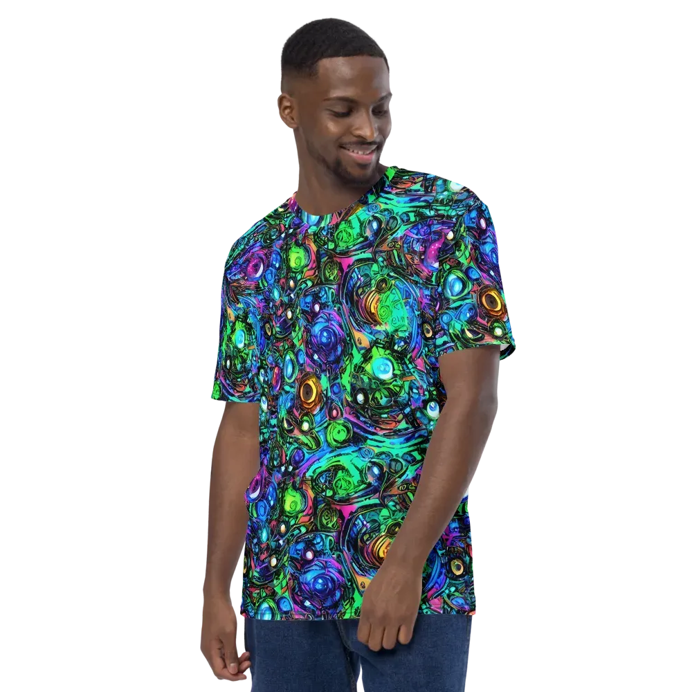 Hypercolor Eden on Men's Crew Neck T-Shirt — Left