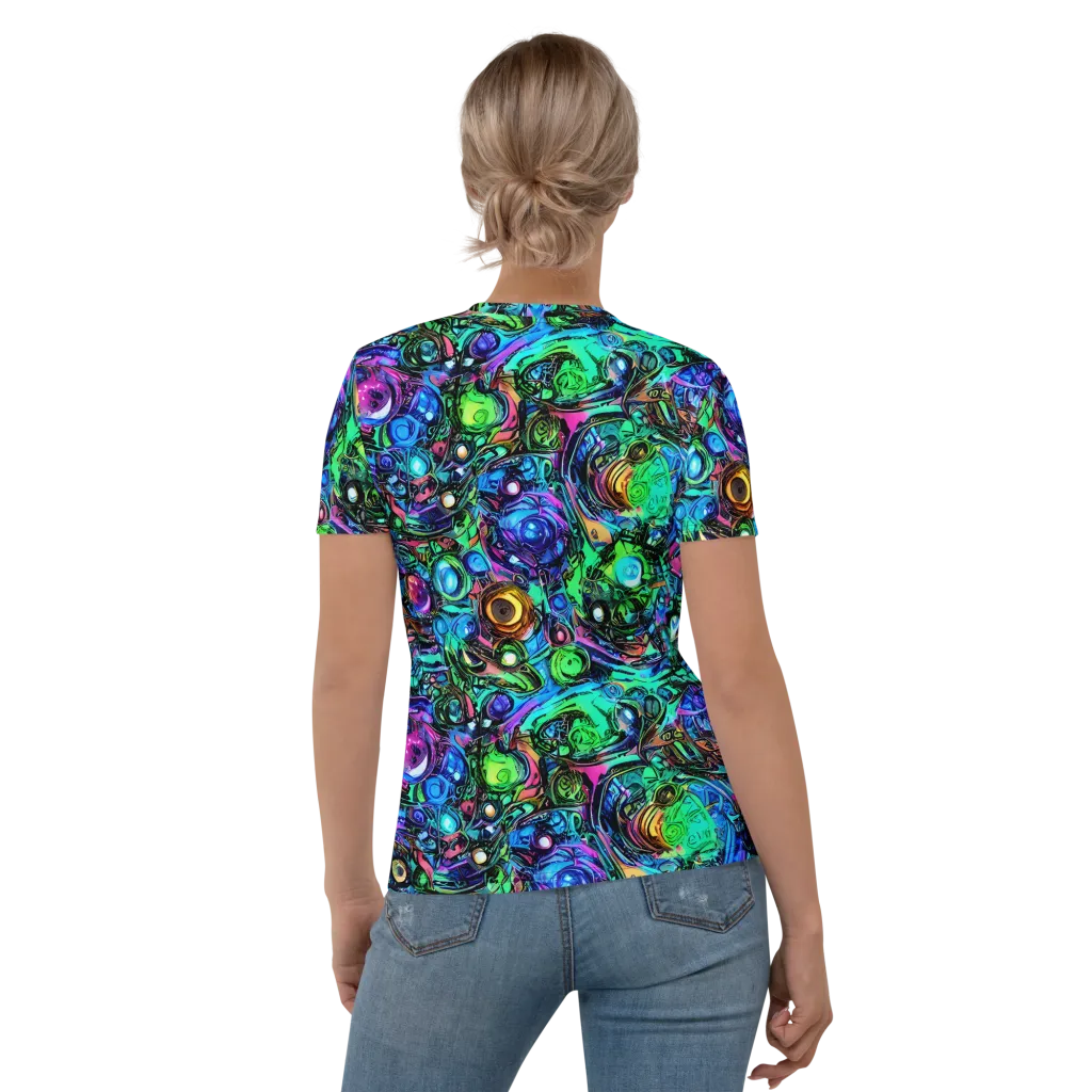 Hypercolor Eden on Women's Crew Neck T-Shirt — Back