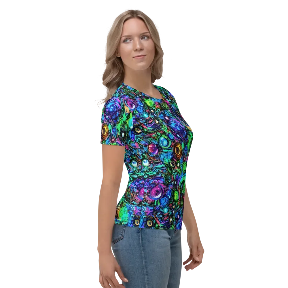 Hypercolor Eden on Women's Crew Neck T-Shirt — Right