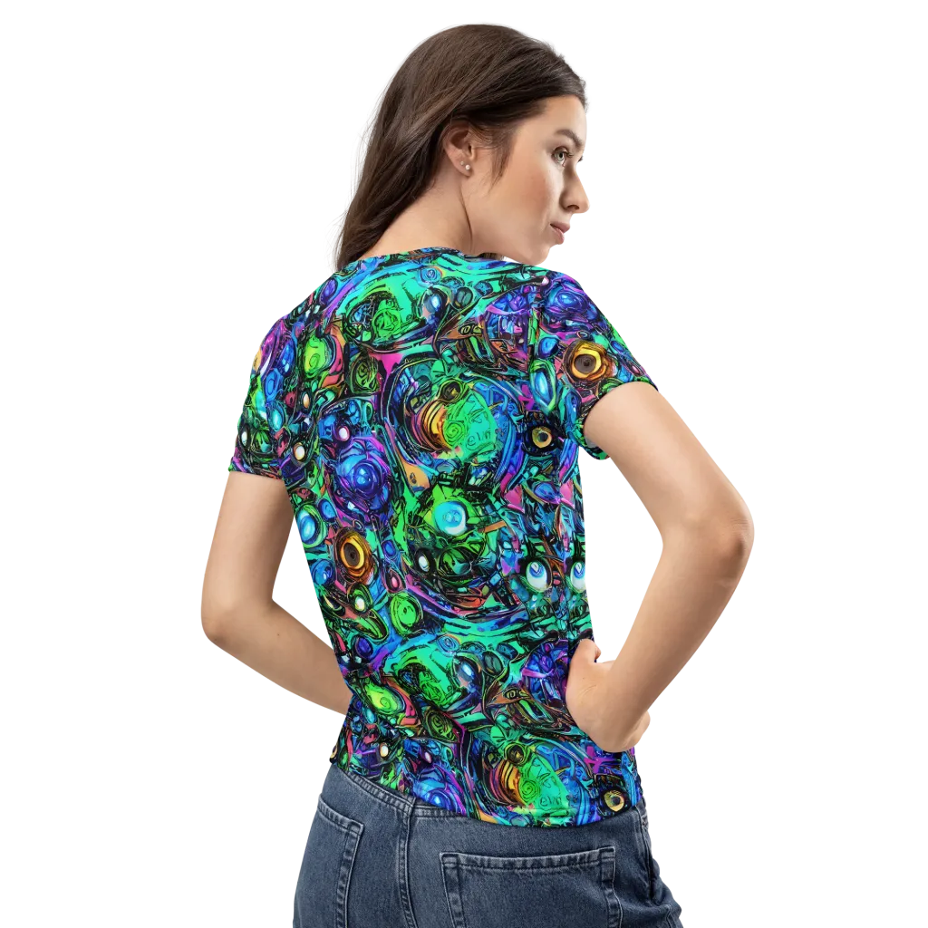 Hypercolor Eden on Women's Crew Neck T-Shirt — Back