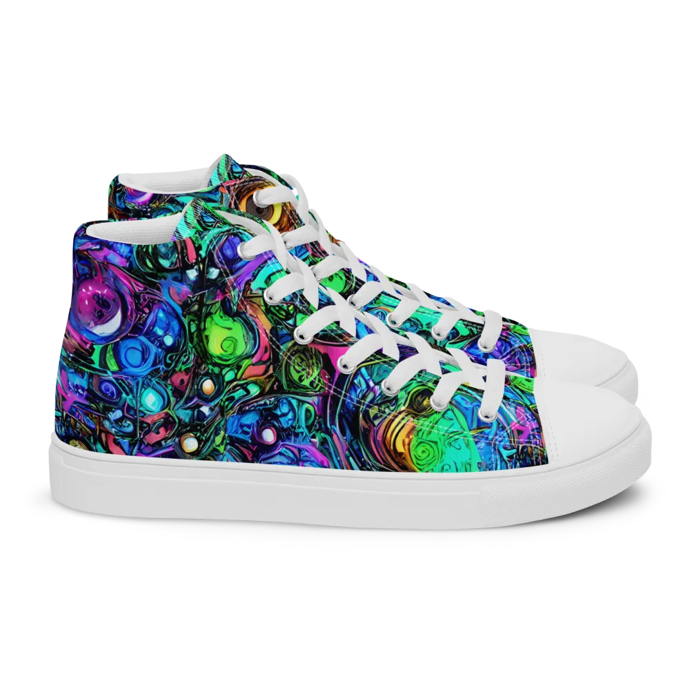 Hypercolor Eden on Women's High Top Canvas Shoes — Right