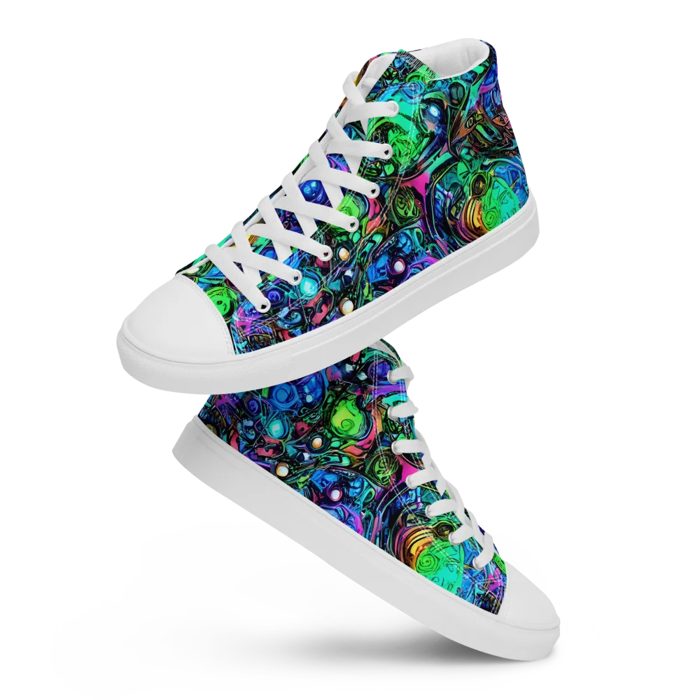 Hypercolor Eden on Women's High Top Canvas Shoes — Front