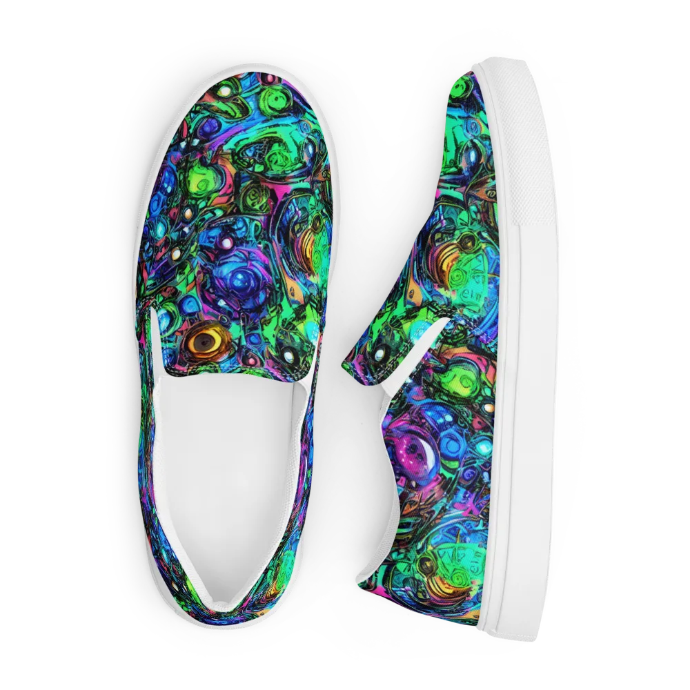 Hypercolor Eden on Men's Slip-On Canvas Shoes — Front