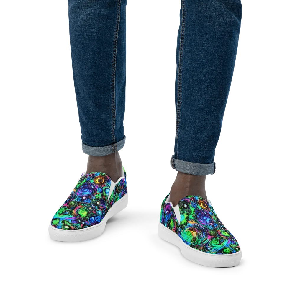 Hypercolor Eden on Men's Slip-On Canvas Shoes — Front