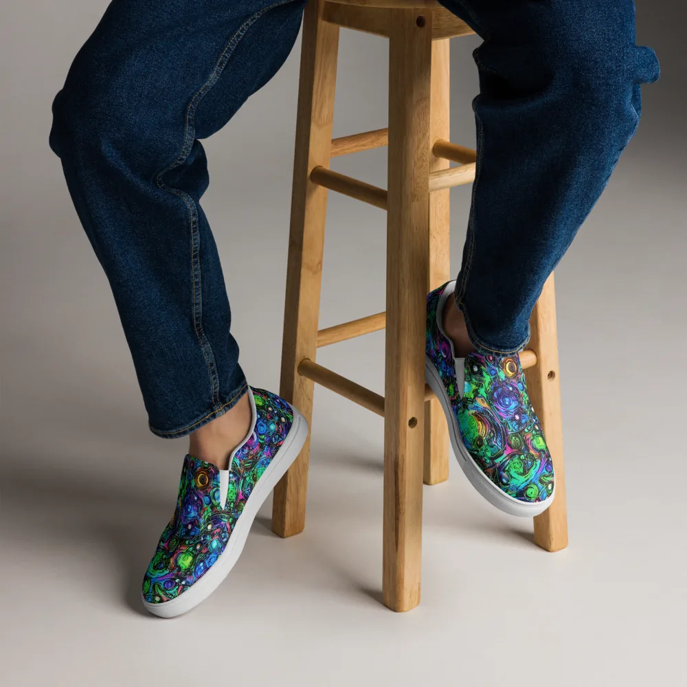 Hypercolor Eden on Men's Slip-On Canvas Shoes — Front