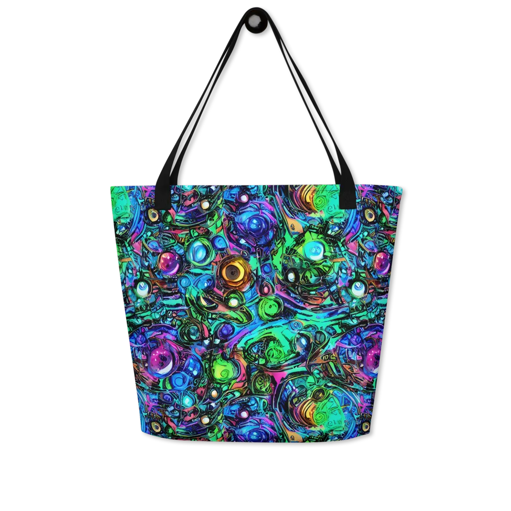 Hypercolor Eden on Large Tote Bag W/ Pocket — Front
