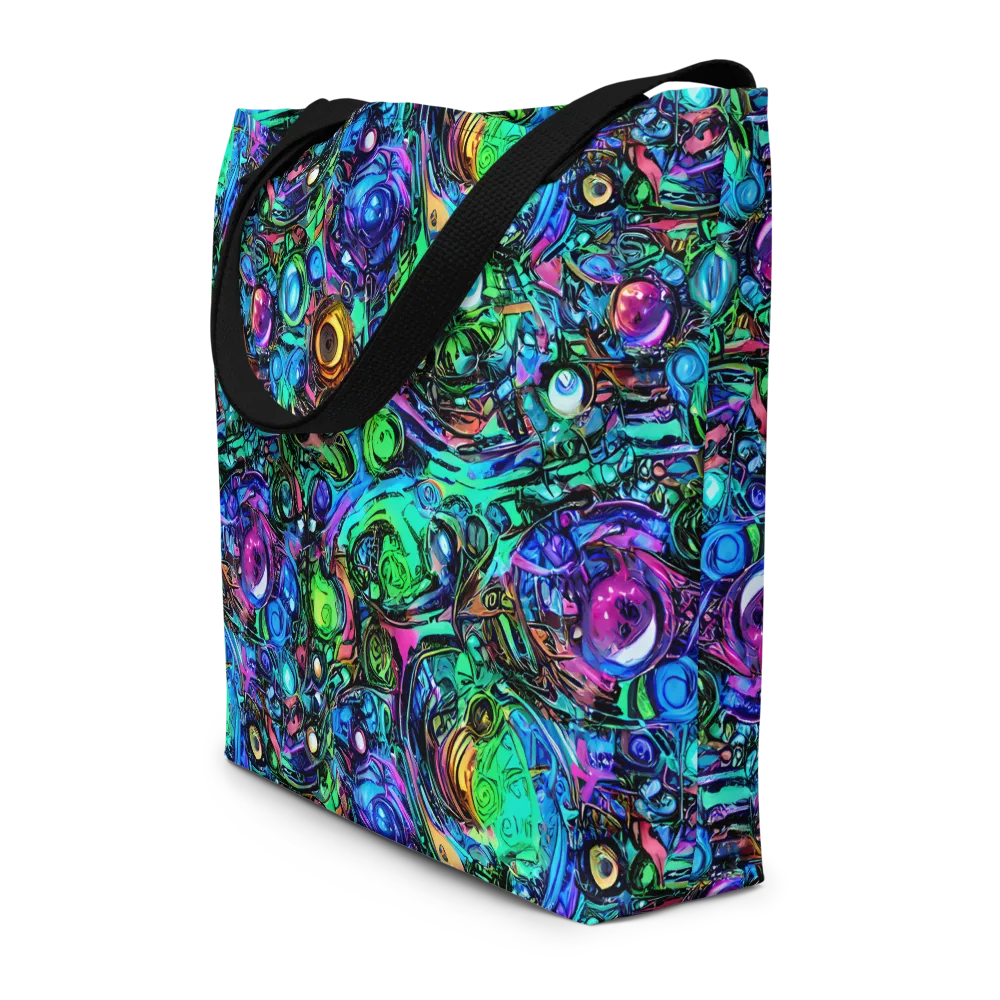 Hypercolor Eden on Large Tote Bag W/ Pocket — Front