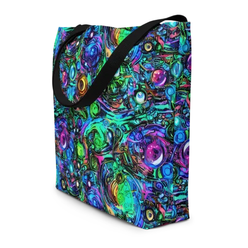 Hypercolor Eden on a Large Tote Bag W/ Pocket