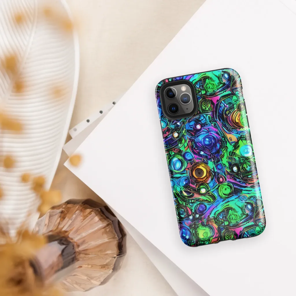 Hypercolor Eden on Tough Case for iPhone® — Front