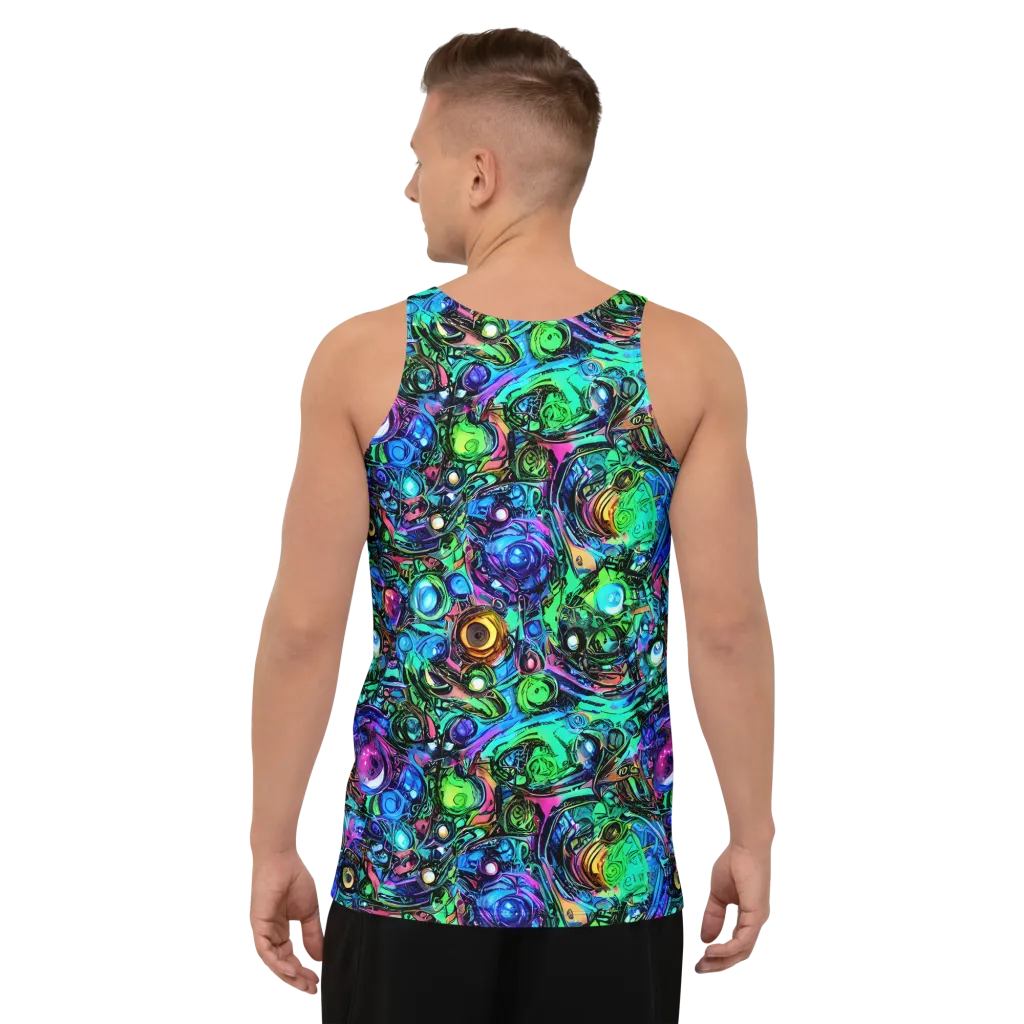 Hypercolor Eden on Men's Tank Top — Back