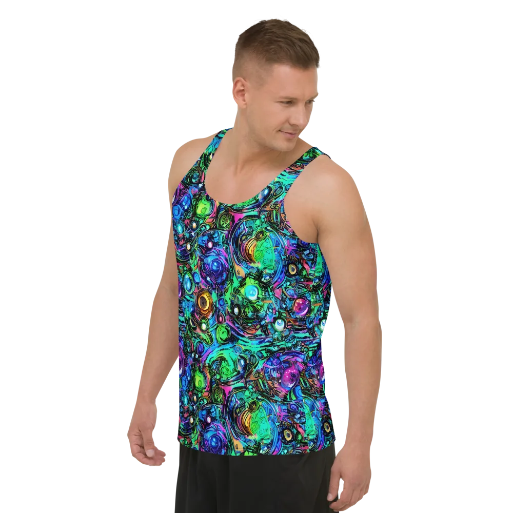 Hypercolor Eden on Men's Tank Top — Left Front