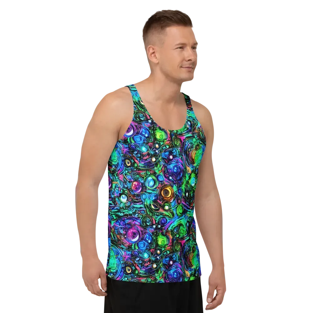 Hypercolor Eden on Men's Tank Top — Right Front