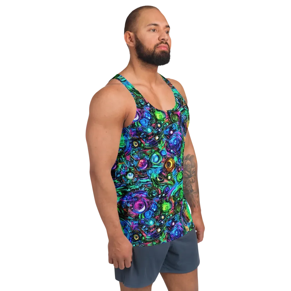 Hypercolor Eden on Men's Tank Top — Right Front