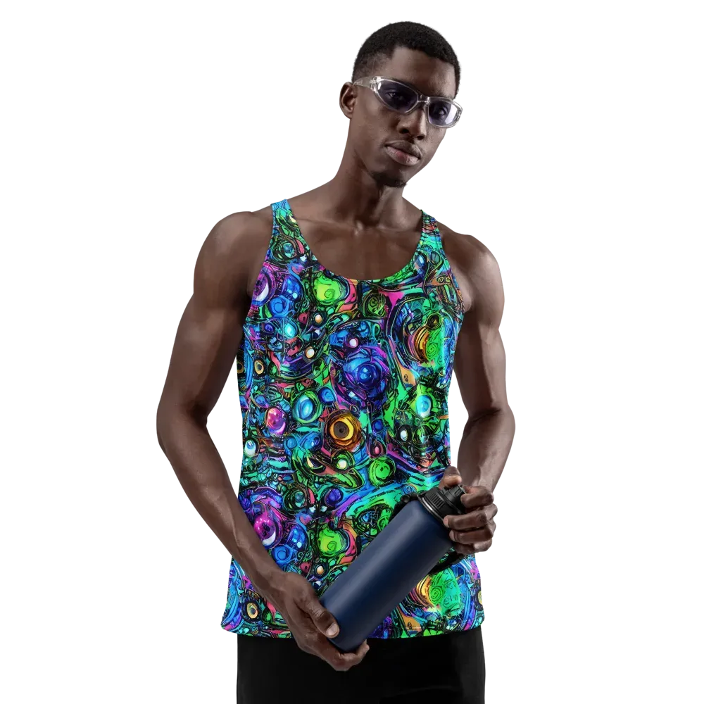 Hypercolor Eden on Men's Tank Top — Front