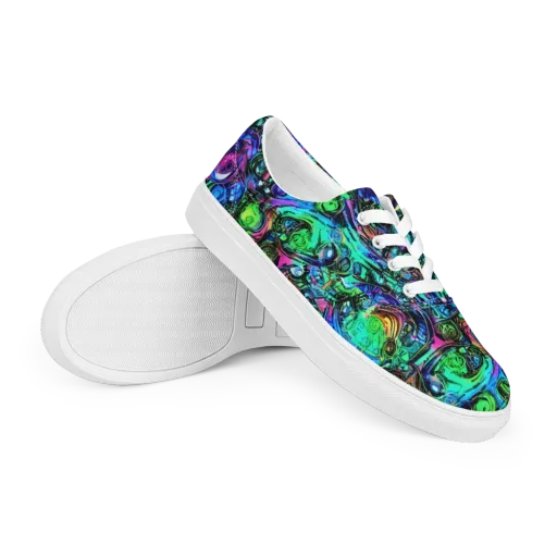 Hypercolor Eden on a Men's Lace-Up Canvas Shoes