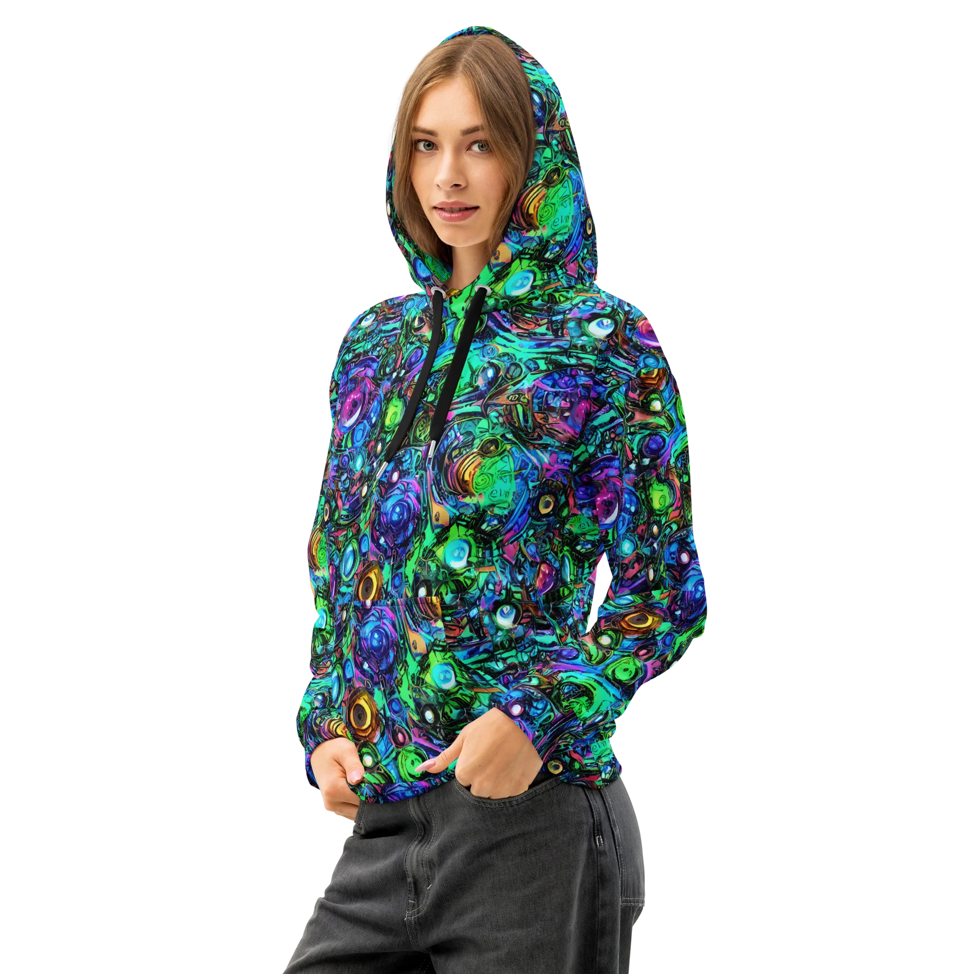 Hypercolor Eden on Cotton Hoodie — Left Front