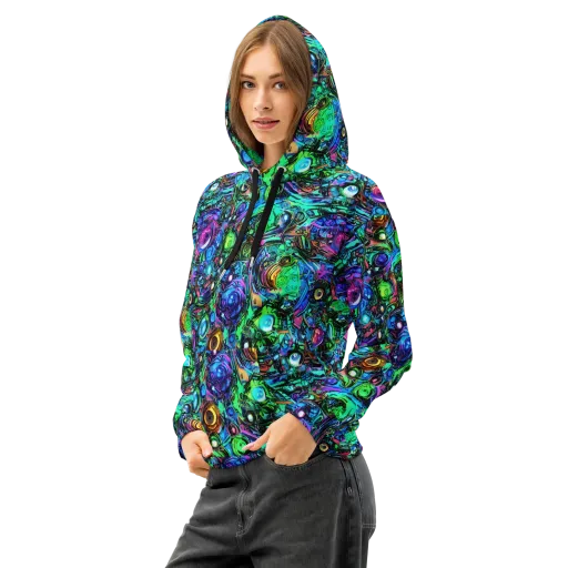 Hypercolor Eden on a Cotton Hoodie