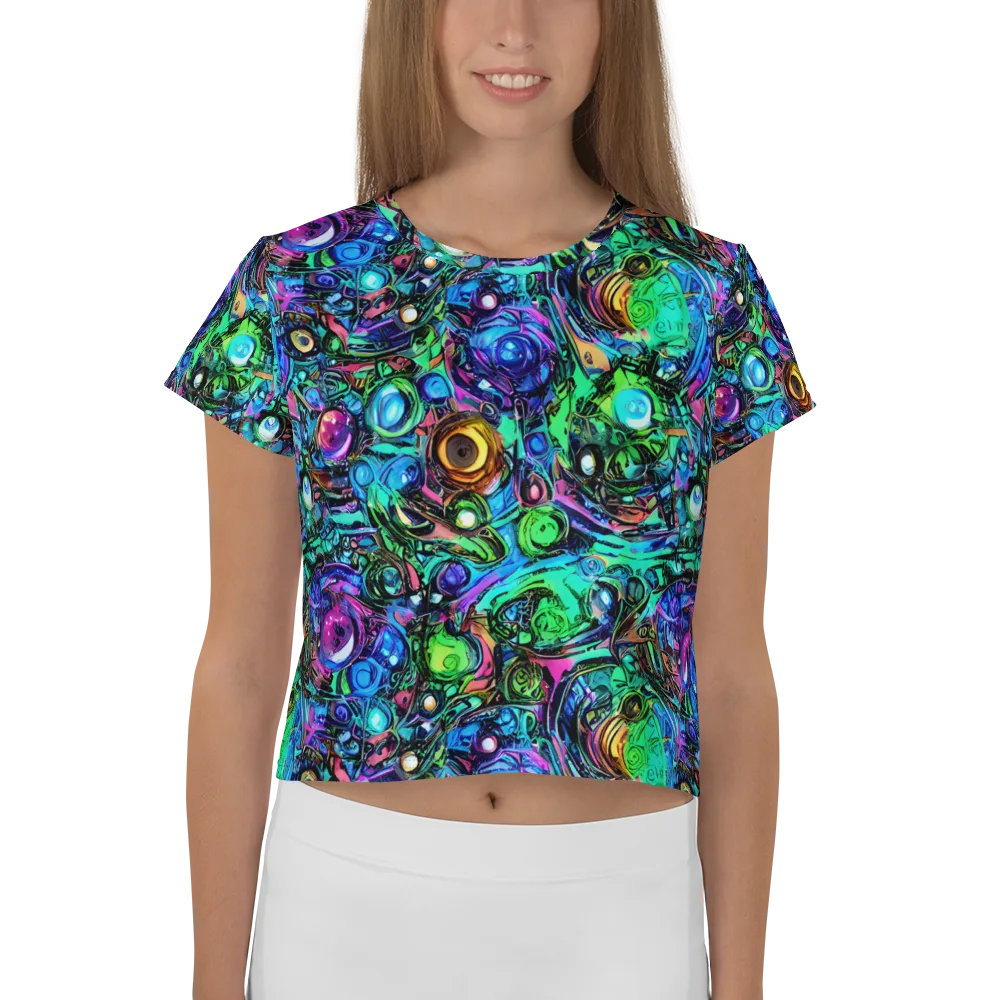 Hypercolor Eden on Crop Tee — Front