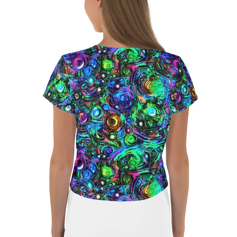 Hypercolor Eden on Crop Tee — Back