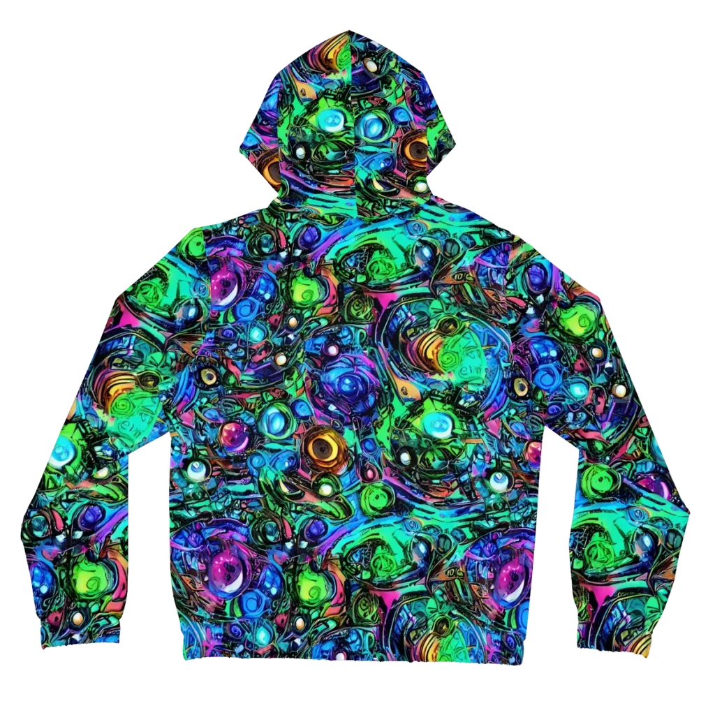 Hypercolor Eden on Women's Full-Zip Hoodie — Back