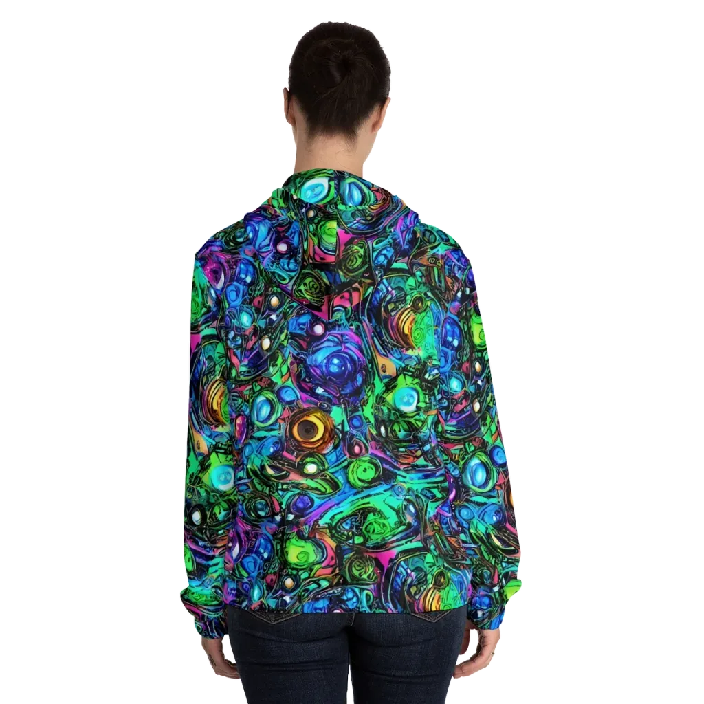 Hypercolor Eden on Women's Full-Zip Hoodie — Back On Person
