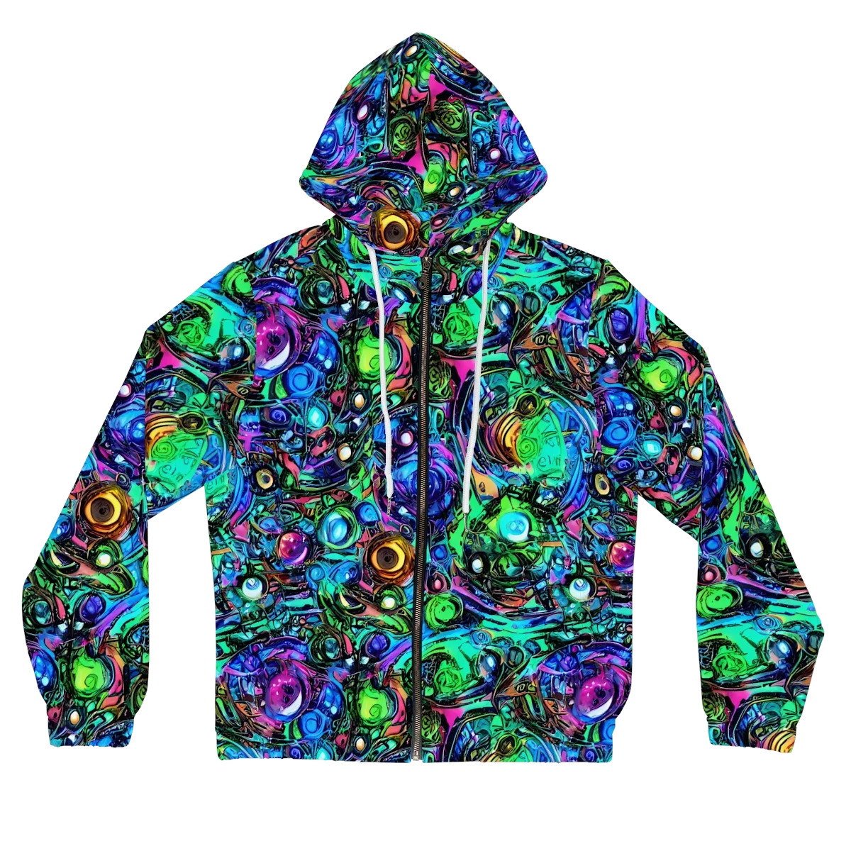 Hypercolor Eden on Women's Full-Zip Hoodie — Front