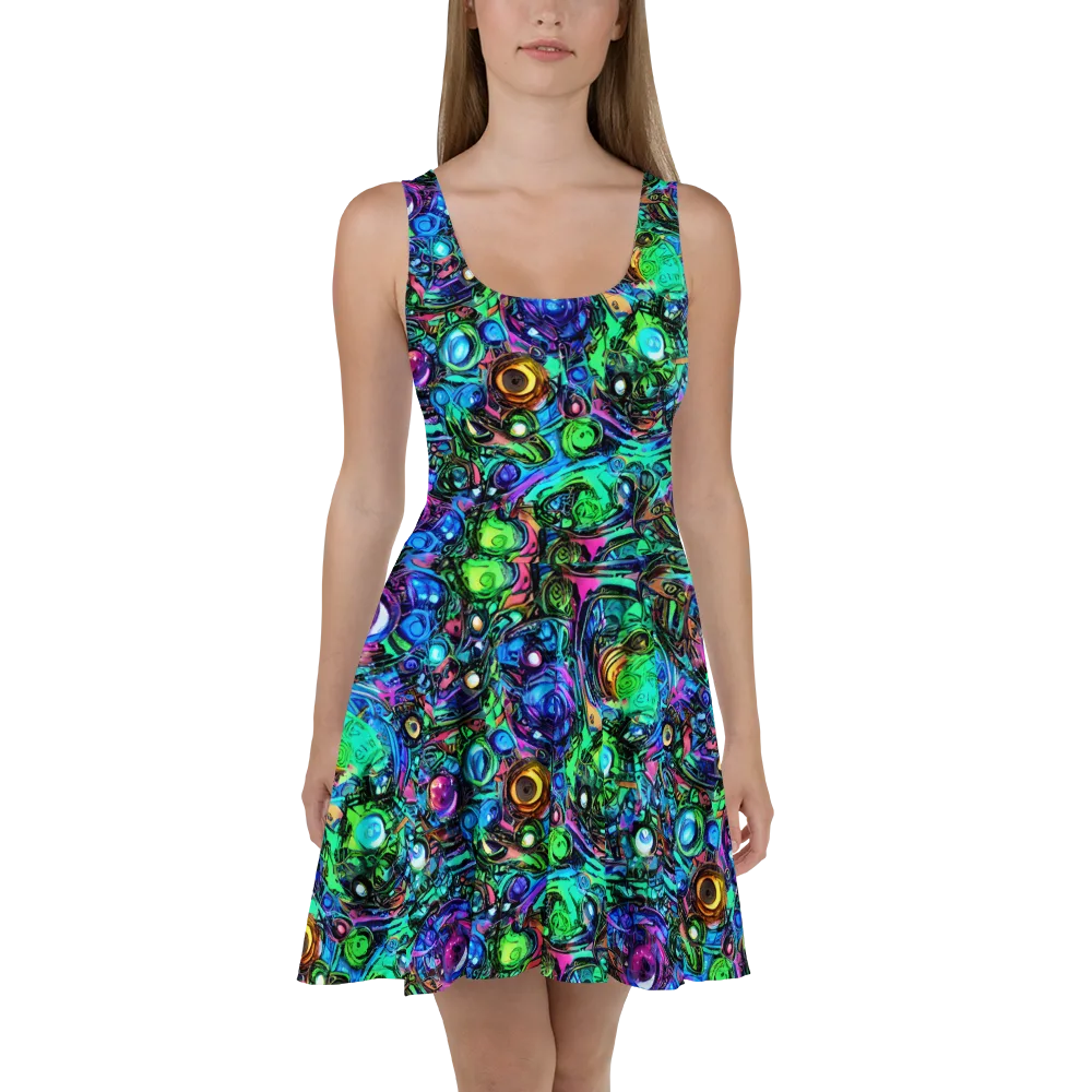 Hypercolor Eden on Skater Dress — Front
