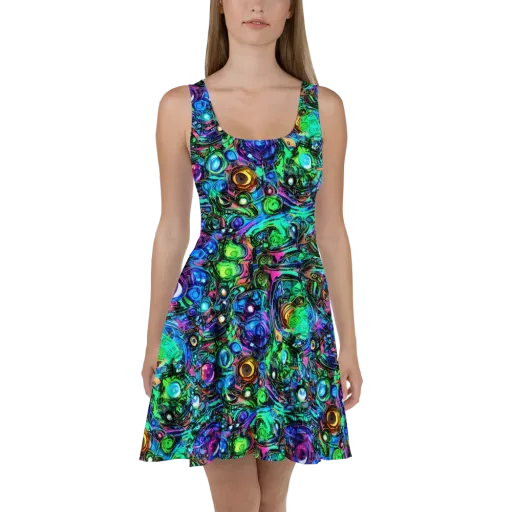 Hypercolor Eden on a Skater Dress