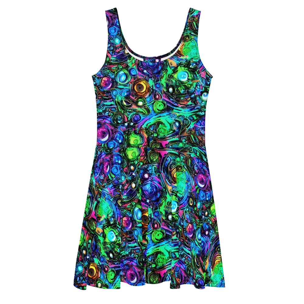 Hypercolor Eden on Skater Dress — Front