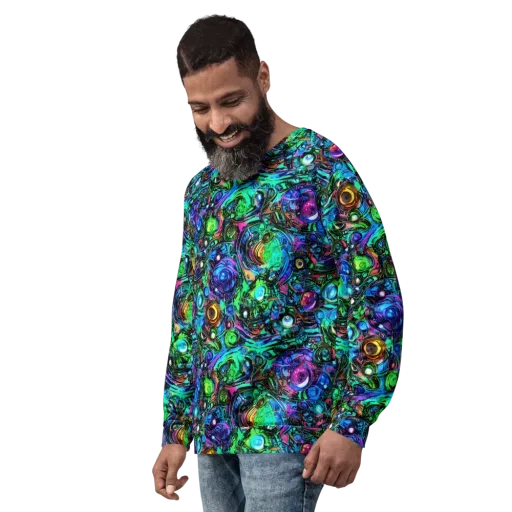 Hypercolor Eden on a Sweatshirt