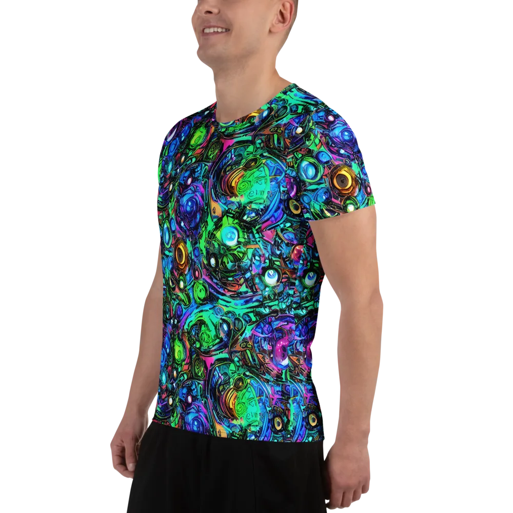 Hypercolor Eden on Men's Athletic T-Shirt — Left