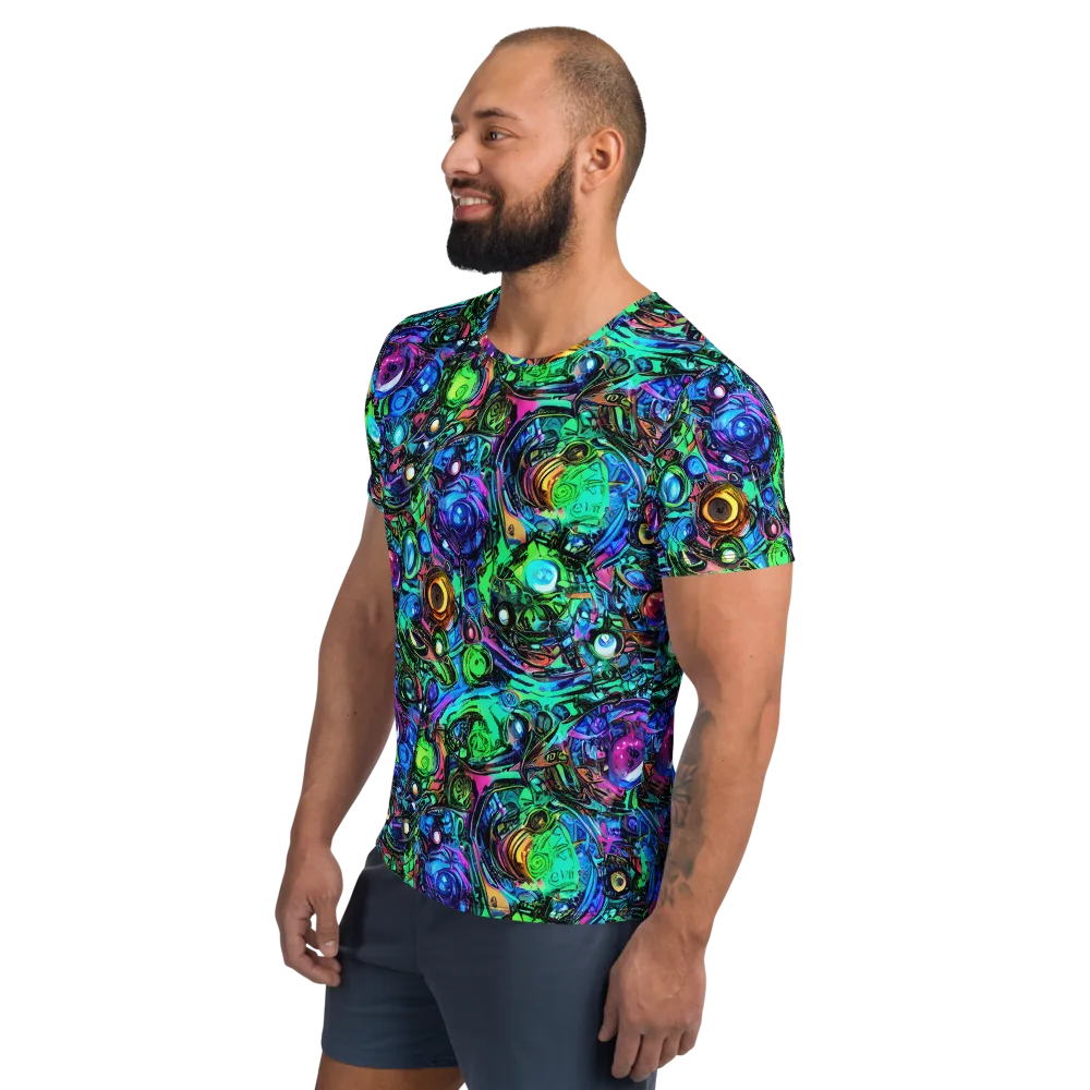 Hypercolor Eden on Men's Athletic T-Shirt — Left