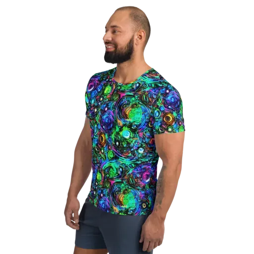 Hypercolor Eden on a Men's Athletic T-Shirt