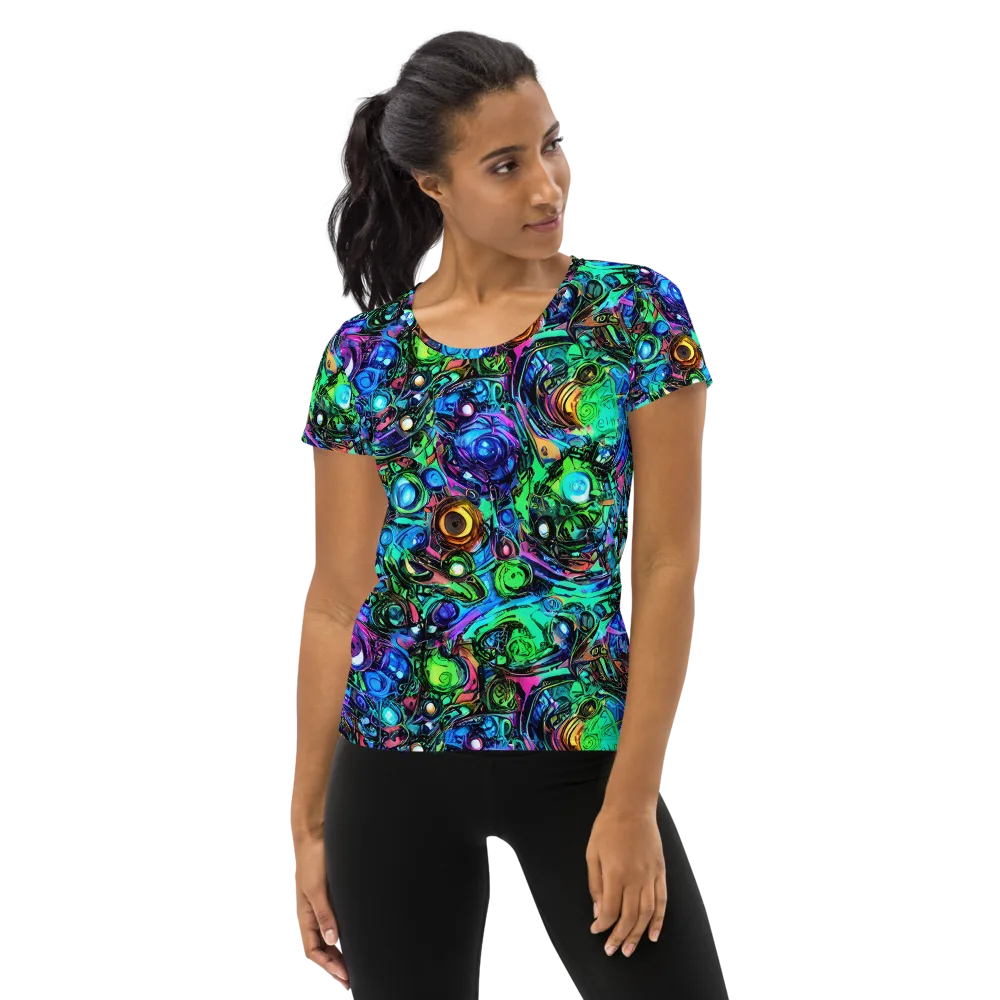 Hypercolor Eden on Women's Athletic T-Shirt — Front
