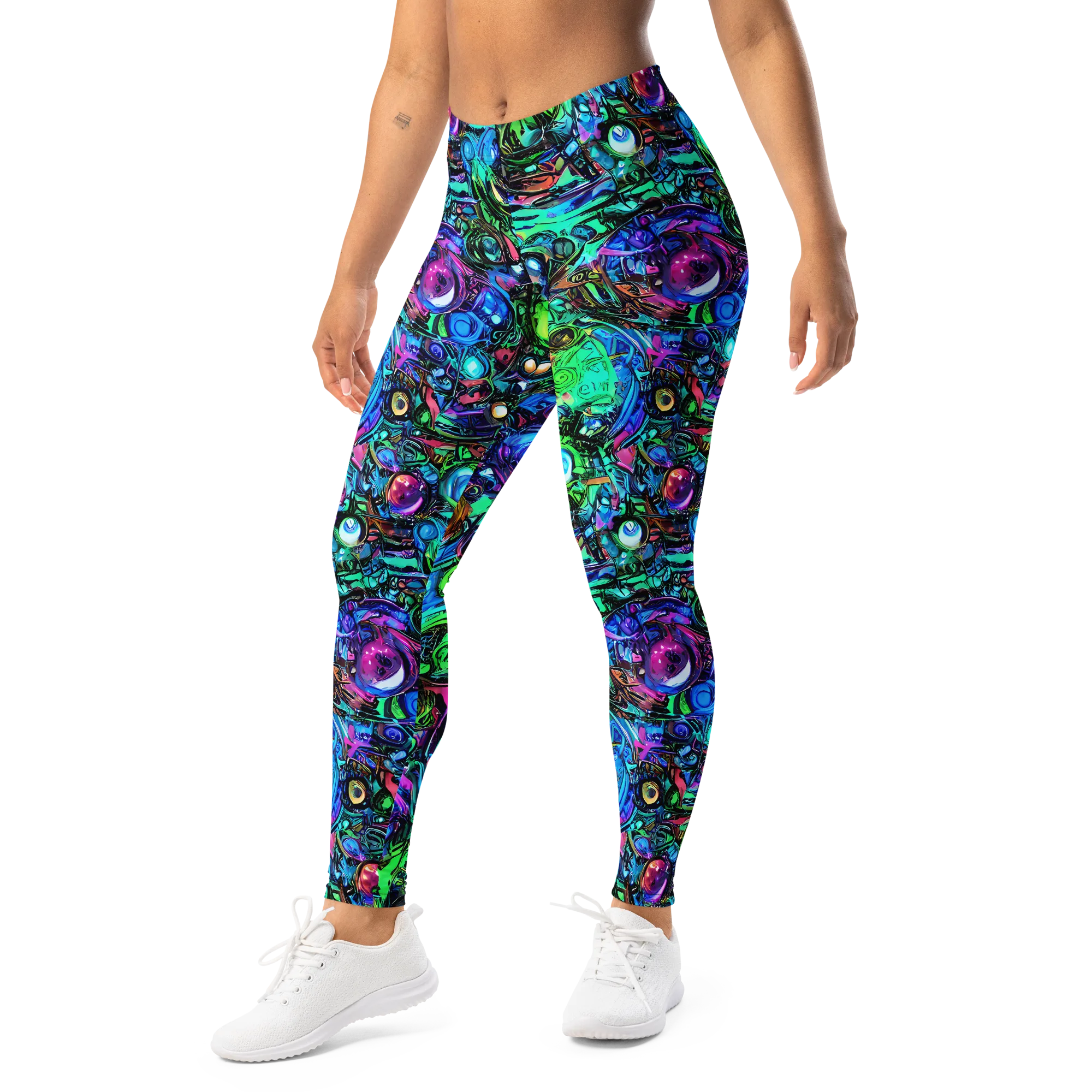 Hypercolor Eden on Leggings — Left Front