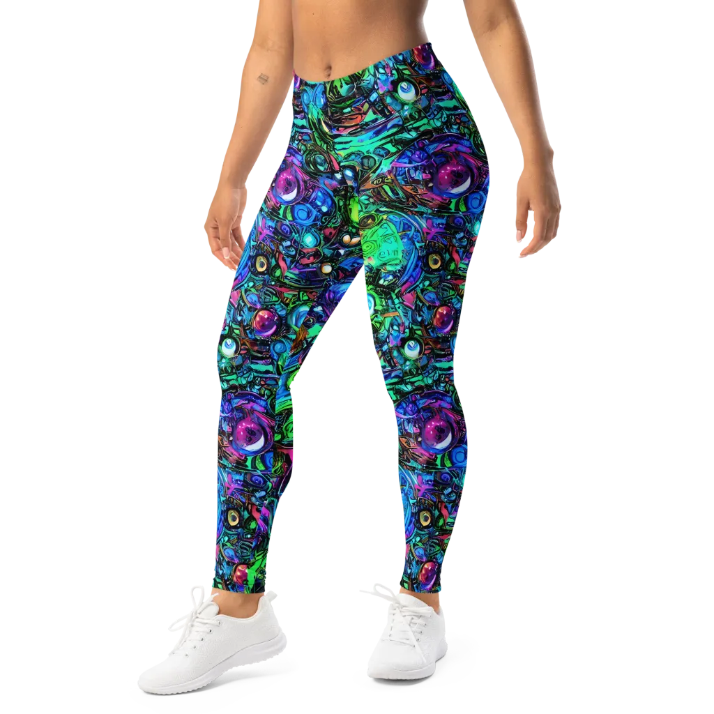 Hypercolor Eden on Leggings — Left Front