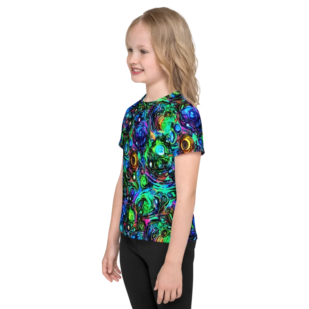 Hypercolor Eden on Kids Crew Neck T-Shirt — Left